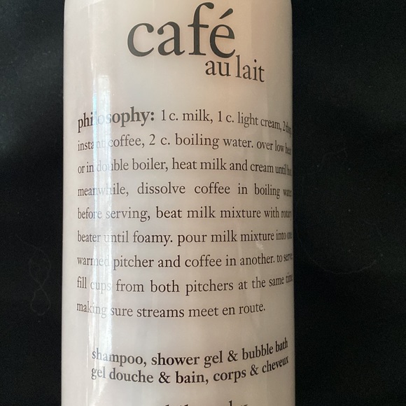 Philosophy "Cafe Au Lait" Extra Large Size 32oz. NWT - Picture 3 of 7